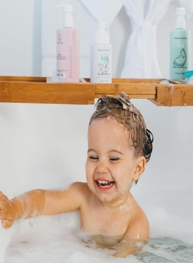 Dabble & Dollop Beachy Bundle, Natural Bubble Bath, Body Wash, Shampoo for Kids, Paraben & Sulfate Free, Vegan, Gluten-Free, Tear-Free, Honeydew Melon, Vanilla & Coconut (Set of 3) - Image 3